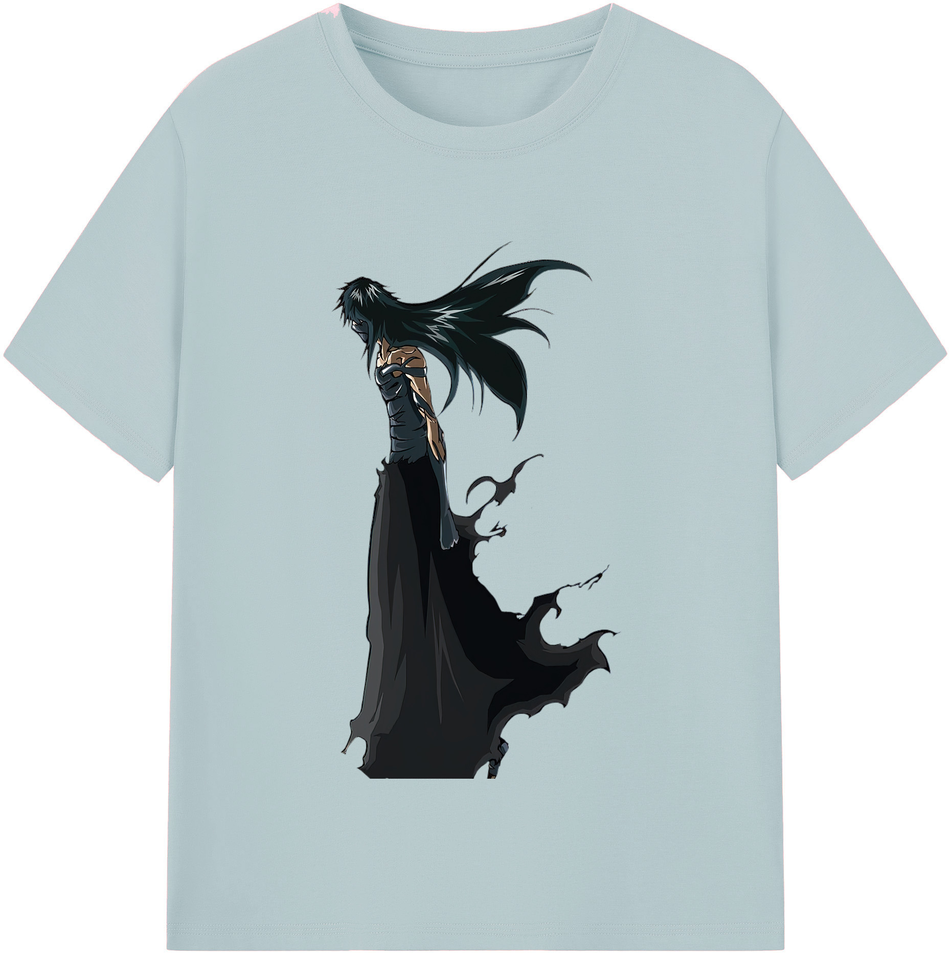 （画像用） ブリーチ 黒崎一護（くろさき いちご）BLEACH Kurosaki Ichigo 綿100％半袖Tシャツ（フロントプリント）